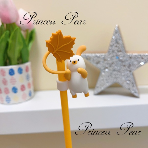 Cutie Bunny Straw Topper - Picture 2 of 4